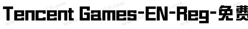 Tencent Games-EN-Reg字体转换
